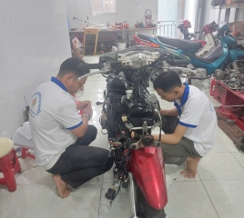  TUYỂN SINH KHÓA SỬA XE MÁY CẤP TỐC – THỰC HÀNH 100% 