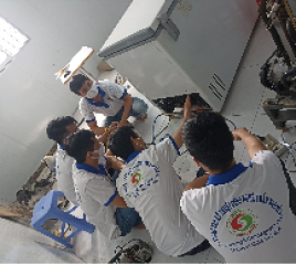 Học nghề sửa chữa điện lạnh vừa học vừa làm - trung tâm DẠY NGHỀ CẤP TỐC TN