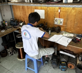 DẠY NGHỀ ĐIỆN CƠ – QUẤN ĐỘNG CƠ 1Fa, 3Fa, máy biến áp  Nhận dạy truyền nghề sửa chữa quấn motor, máy biến áp, 1Fa, 3Fa, động cơ điện các loại