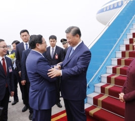 Chủ tịch Trung Quốc Tập Cận Bình đến Hà Nội
