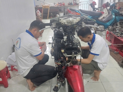 TUYỂN SINH KHÓA SỬA XE MÁY CẤP TỐC – THỰC HÀNH 100%