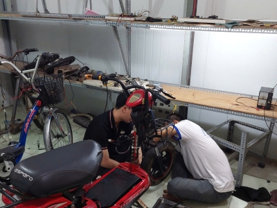 DẠY NGHỀ SỬA XE ĐẠP ĐIỆN, XE MÁY ĐIỆN cấp tốc, có lớp linh hoạt cho người đi làm ca