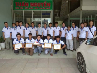 khai giảng thường xuyên trên 30 nghề: điện tử, điện lạnh, ô tô, xe máy, máy may, điện công nghiệp...