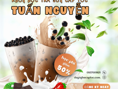 dạy học nghề pha chế trà sữa cấp tốc tại Bình Dương